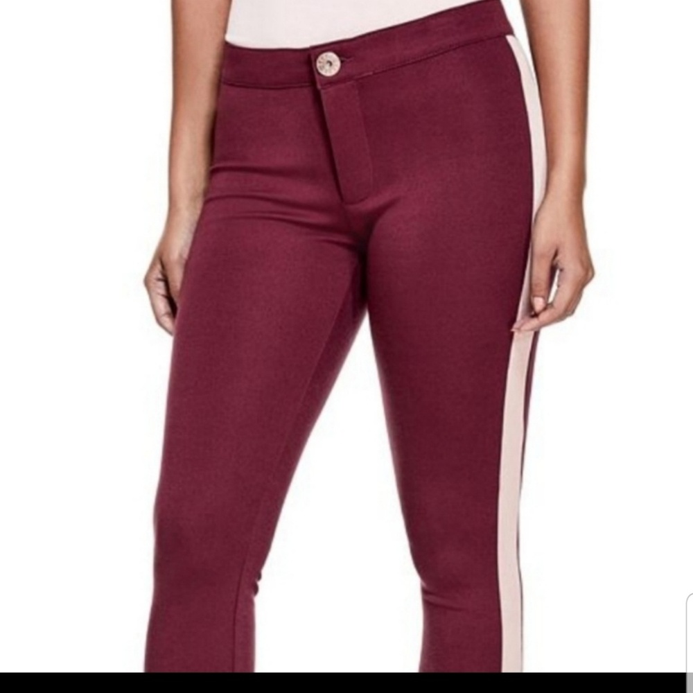 NWT Guess sidra stripe ponte leggings sz: S